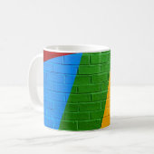Mug Peinture murale rose et jaune (Devant gauche)