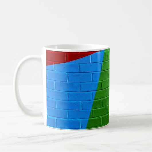 Mug Peinture murale rose et jaune (Gauche)