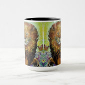 Mug Peinture mystique en Lion de Cristal "Nouveaux Mon (Centre)