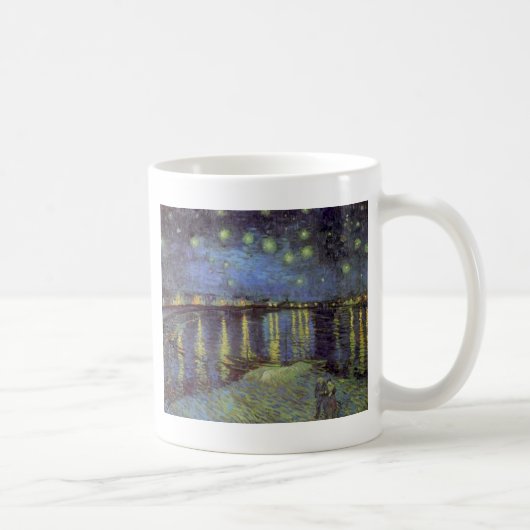 Mug Peinture nocturne étoilée de Van Gogh (Droite)