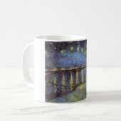 Mug Peinture nocturne étoilée de Van Gogh (Devant gauche)