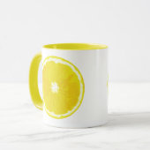 Mug Peinture numérique en tranches de citron (Devant gauche)