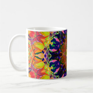 Mug Peinture numérique magnifique Abstrait coloré sac