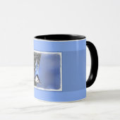 Mug Peinture Nuthatch à poitrine blanche Art original (Devant droit)
