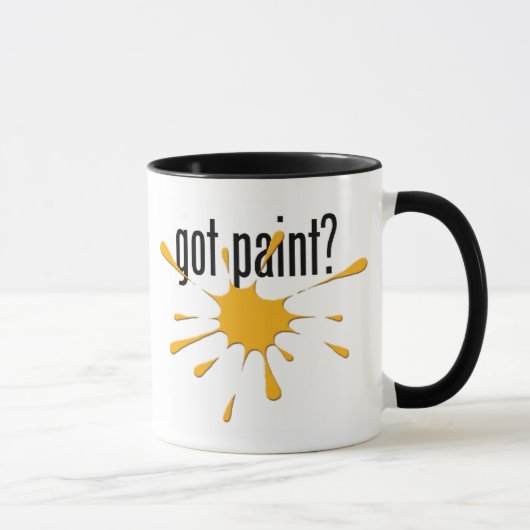 Mug peinture obtenue ? (Paintball) (Droite)