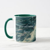 Mug Peinture Ocean Whitecaps (Gauche)