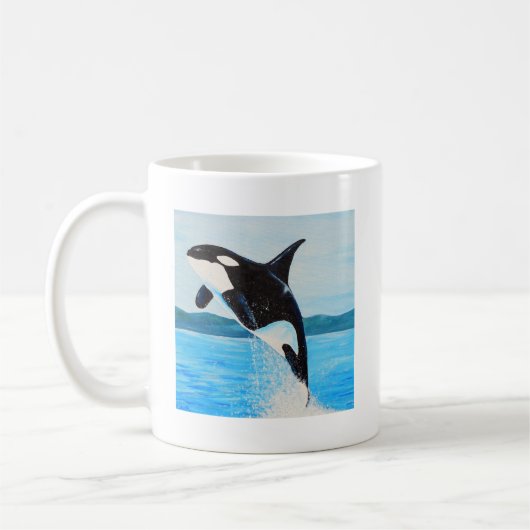 Mug Peinture Orca (Gauche)
