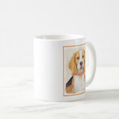 Mug Peinture originale de chien Beagle Hound Art anima (Devant droit)