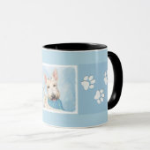 Mug Peinture originale de chien Wheaten Terrier Écossa (Devant droit)