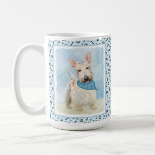 Mug Peinture originale de chien Wheaten Terrier Écossa