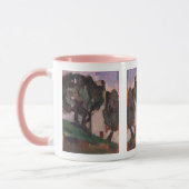Mug Peinture paysagère vintage-américaine (Gauche)
