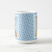 Mug Peinture Pharaon Hound - Cute Original Chien Art (Centre)