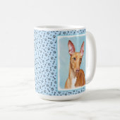 Mug Peinture Pharaon Hound - Cute Original Chien Art (Devant droit)