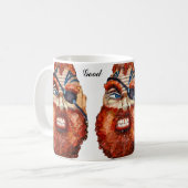 Mug Peinture pirate "Bonjour !" (Devant gauche)