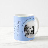 Mug Peinture Portugaise de Chien d'Eau - Art original  (Devant droit)