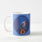 Mug Peinture pour oiseaux bleus (femelle) - Art origin (Gauche)