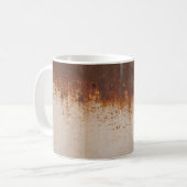 Mug Peinture qui s'écaille, texture de mur rouillé. (Devant gauche)