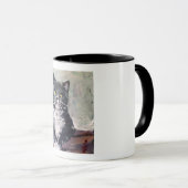 Mug peinture réaliste, chat (Devant droit)