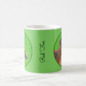 Mug Peinture Red Fox - Art original de la faune (Centre)