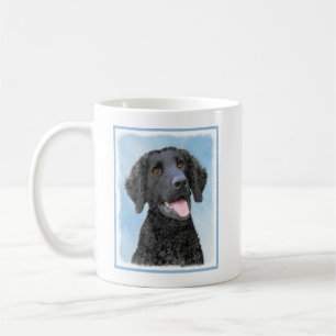 Mug Peinture Retriever recouverte de boue - Art Chien