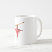 Mug peinture rouge (Devant droit)