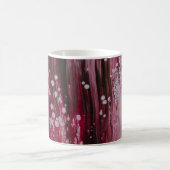 Mug Peinture rouge abstraite (Centre)