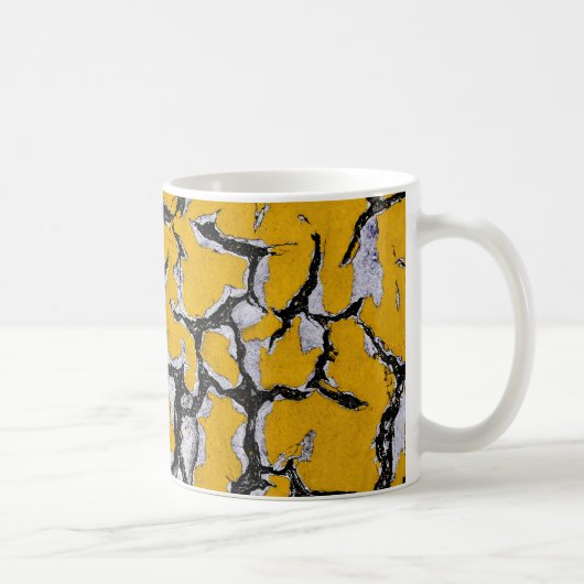 Mug Peinture roulotte jaune cramé (Droite)