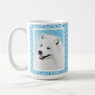 Mug Peinture Samoyed - Cute Original Chien Art
