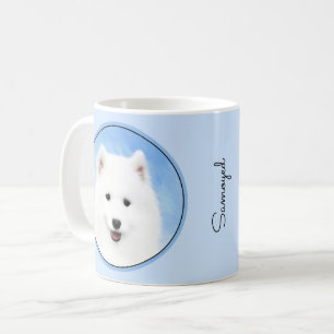 Mug Peinture Samoyed Puppy - Jolie Art Original Chien