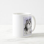 Mug Peinture Shih Tzu - Cute Original Chien Art (Devant droit)