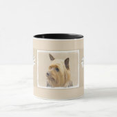 Mug Peinture Silky Terrier - Cute Original Chien Art (Centre)
