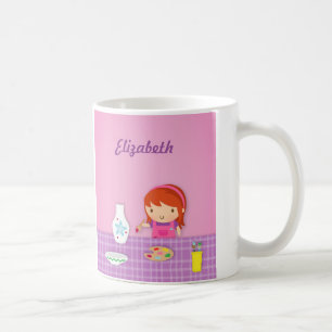 Mug Peinture sur céramique Arts pour les filles mignon