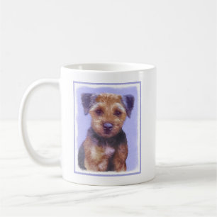 Mug Peinture sur la frontière de Terrier - jolie art o
