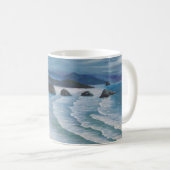 Mug Peinture sur la mer de Cannon Beach (Devant droit)
