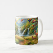 Mug Peinture sur la scène de la jungle pacifique (Devant droit)