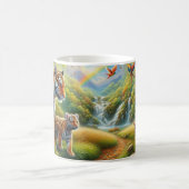 Mug Peinture sur la scène de la jungle pacifique (Centre)