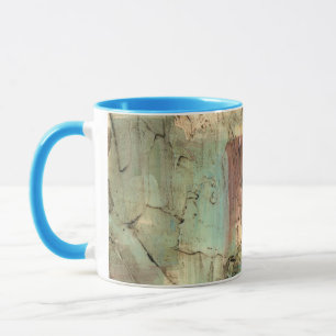 Mug Peinture sur la Terre avec surface fissurée