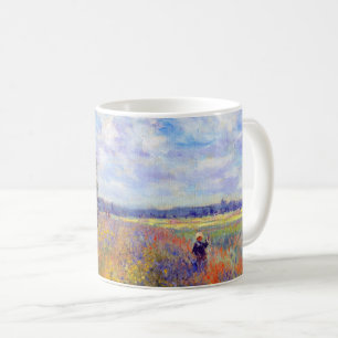 Mug Peinture sur le champ de pavot par Claude Monet (1