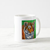 Mug Peinture sur tigre (Devant droit)