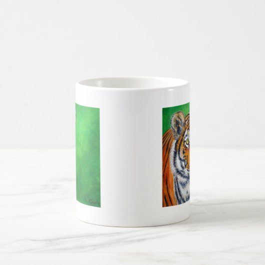 Mug Peinture sur tigre (Centre)