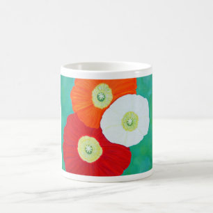 Mug Peinture sur trois pavots