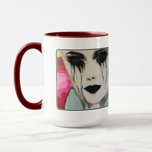 Mug Peinture sur un (Gauche)