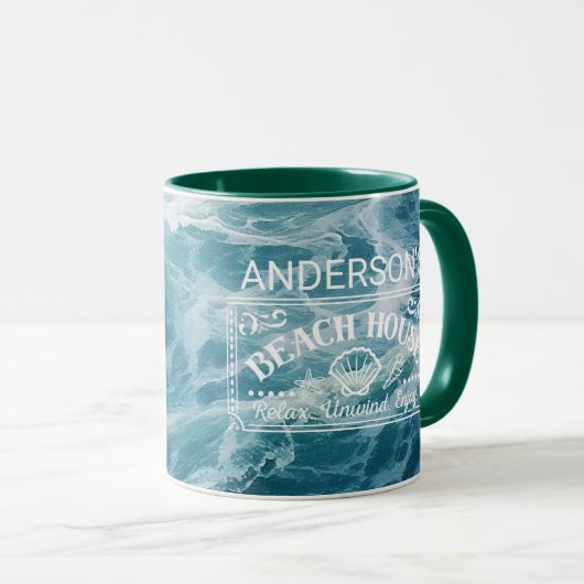 Mug Peinture Surf (Devant droit)