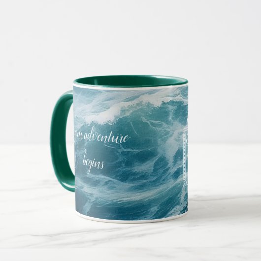 Mug Peinture Surf (Devant gauche)