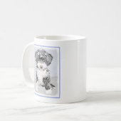 Mug Peinture Tibétaine Terrier - Cute Original Chien A (Devant gauche)