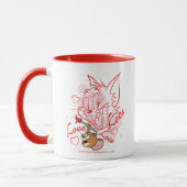 Mug Peinture Tom & Jerry Valentine (Gauche)