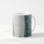 Mug Peinture verte, noire et beige (Devant droit)