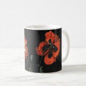 Mug Peinture vintage Vie morte avec Fleurs (Devant droit)