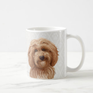 Mug Peintures de chien de Labradoodle/amour de
