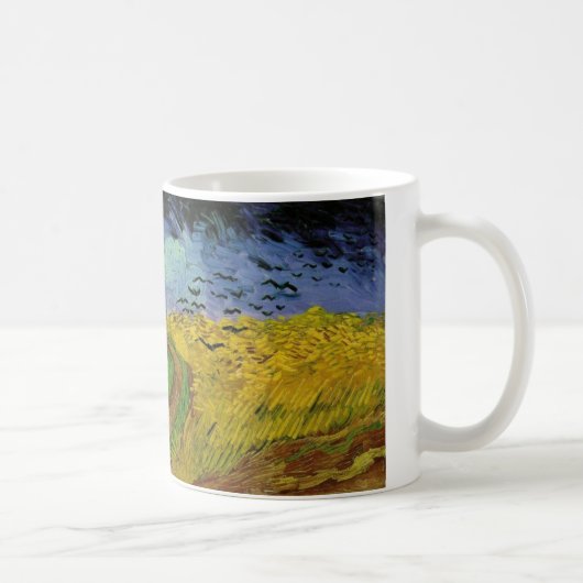 Mug Peintures de Van Gogh : Champ de blé de Van Gogh (Droite)